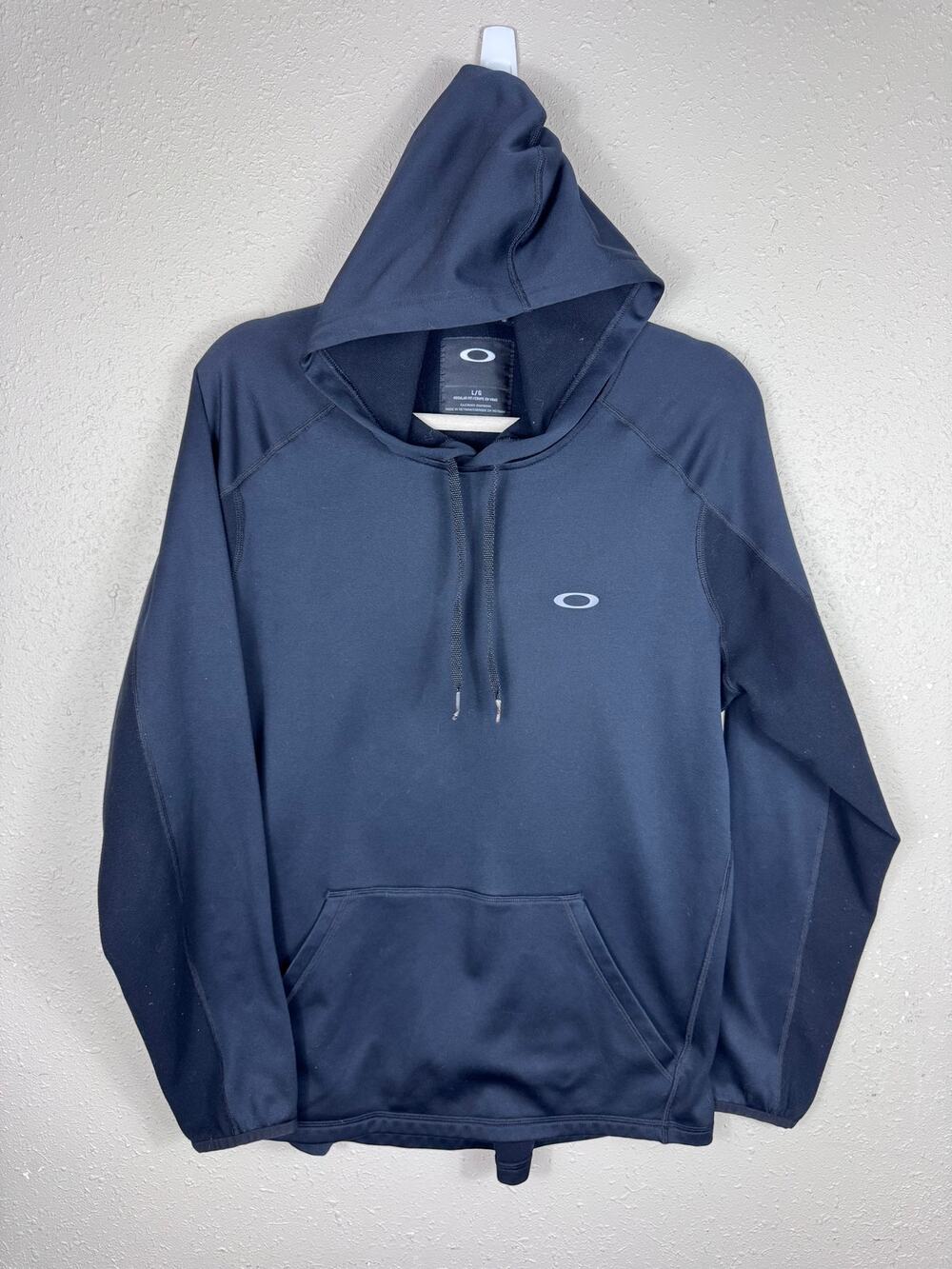 Oakley Mens Black Pullover Hoodie Size Large